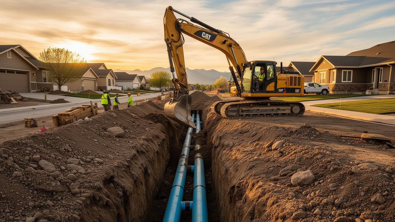 Aspen Utilities excavation work